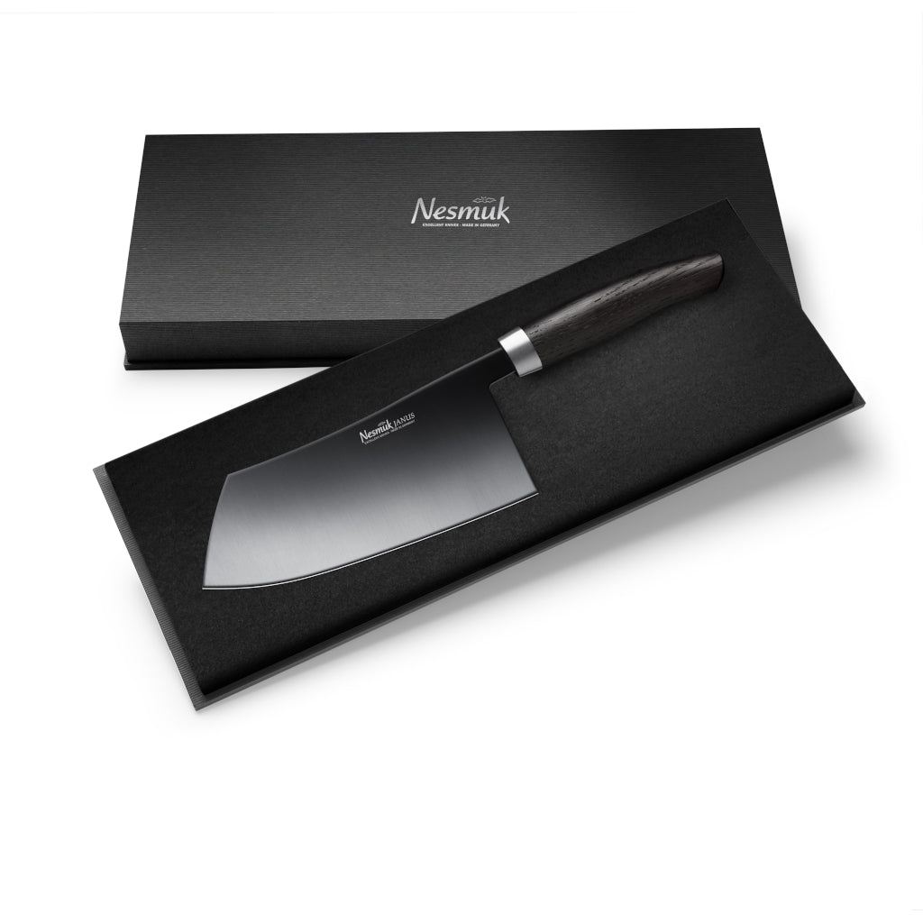 Nesmuk Janus Chinesischese chef´s knife boak oak case