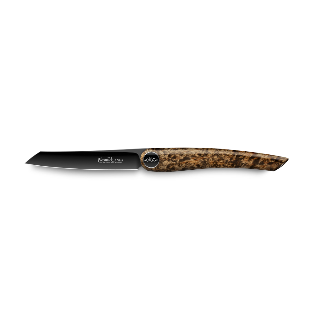 Nesmuk Janus Folder karelian birch burl