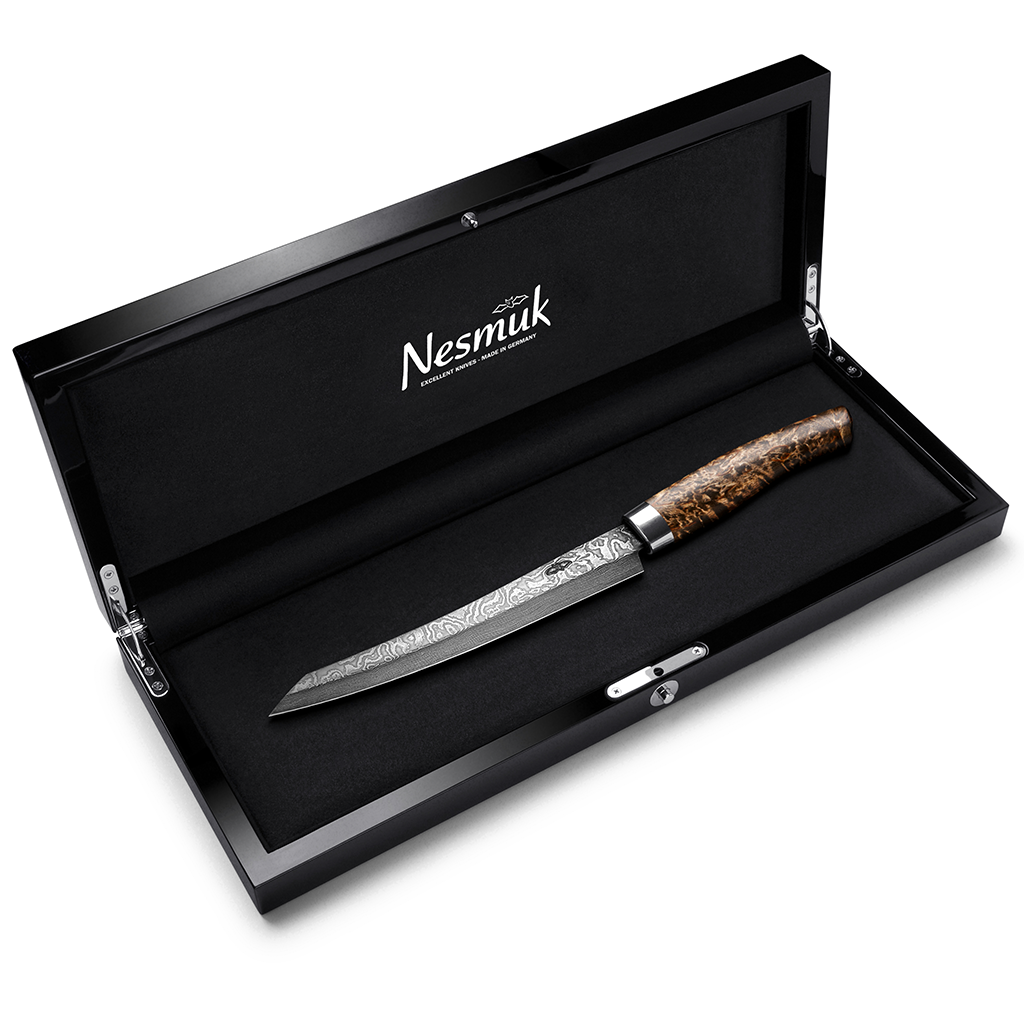 Nesmuk Exklusiv C100 Slicer Karelian birch burl case