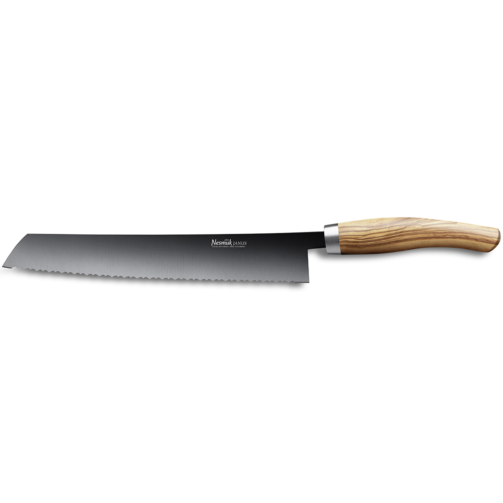 Nesmuk Janus Bread knife olive wood