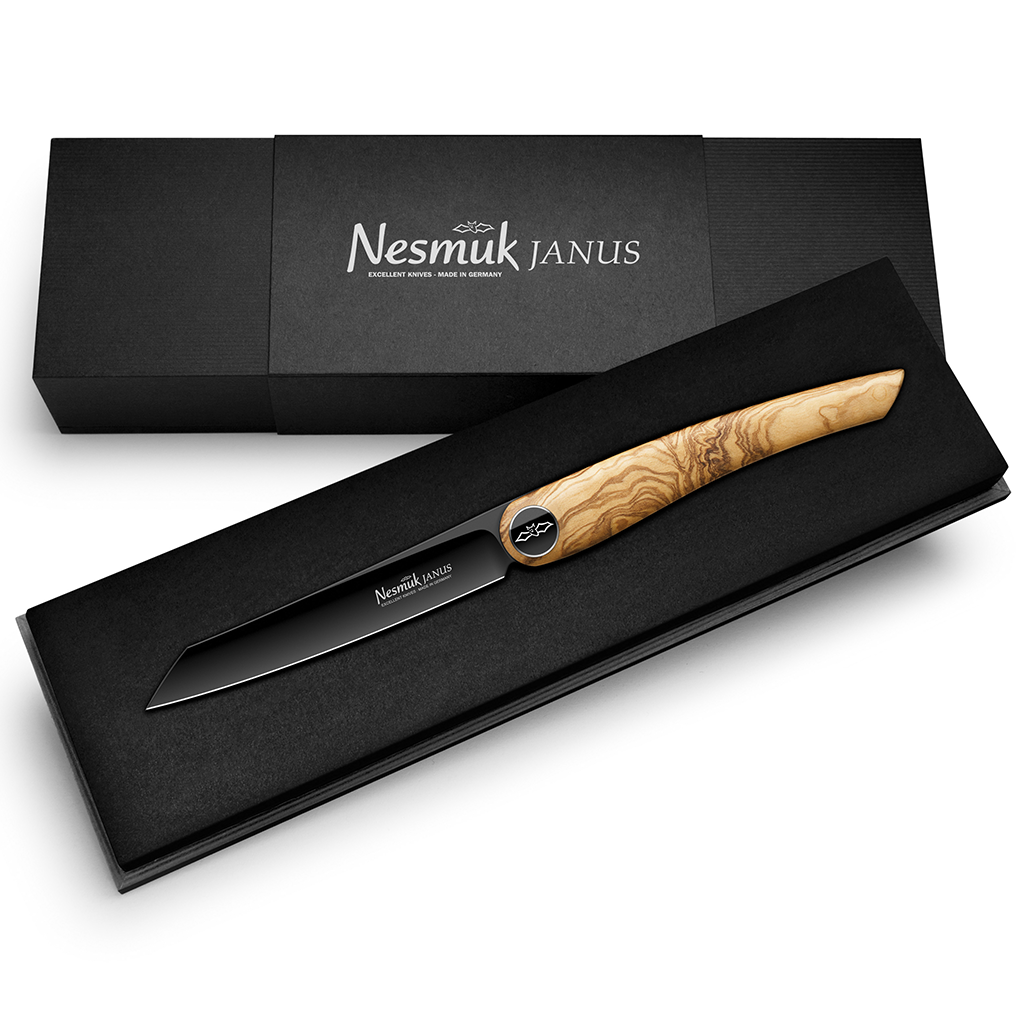 Nesmuk Janus Folder Olive wood case