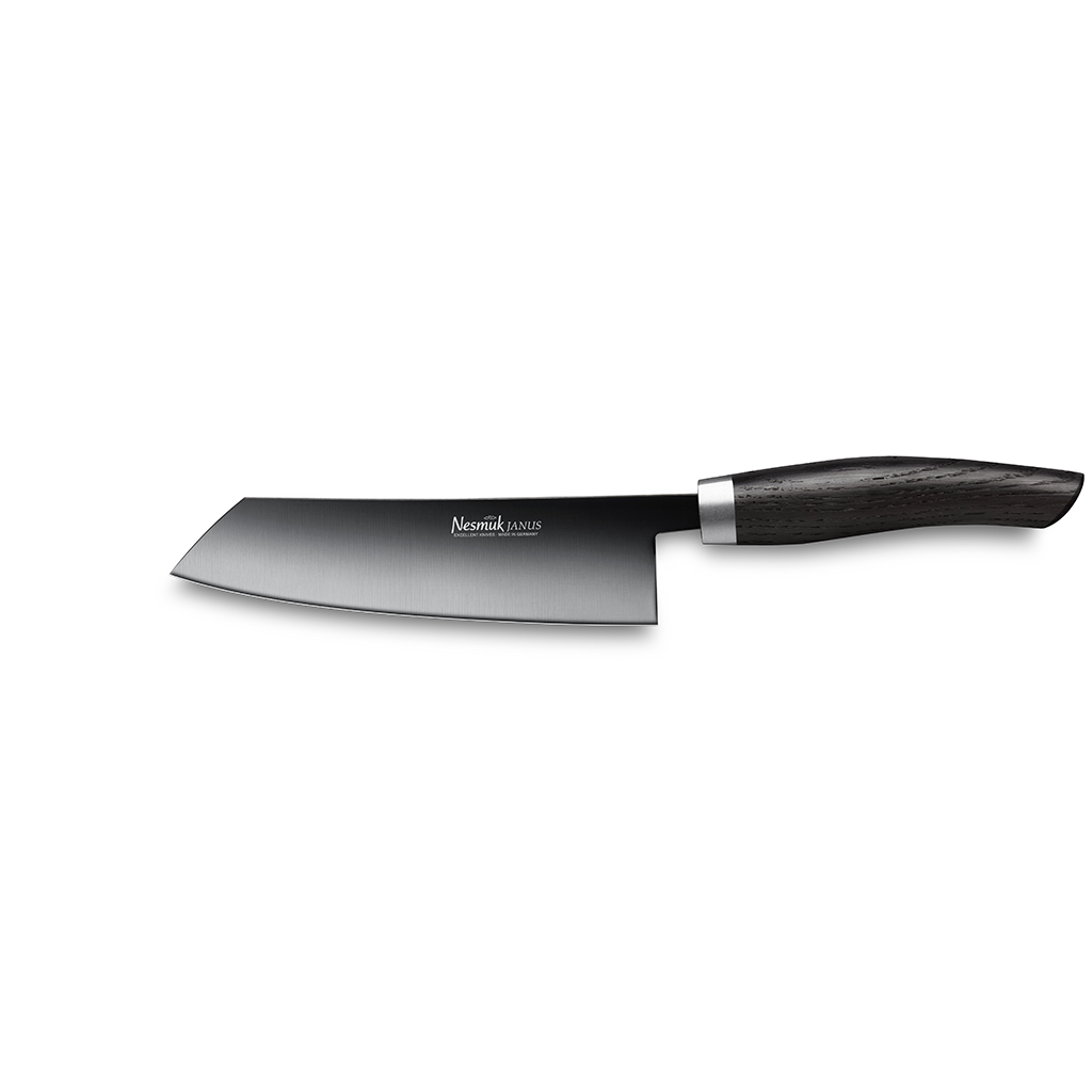 Nesmuk Janus chefs knife boak oak