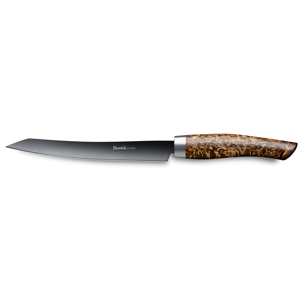Nesmuk Janus Slicer 160 Karelian Birch Burl