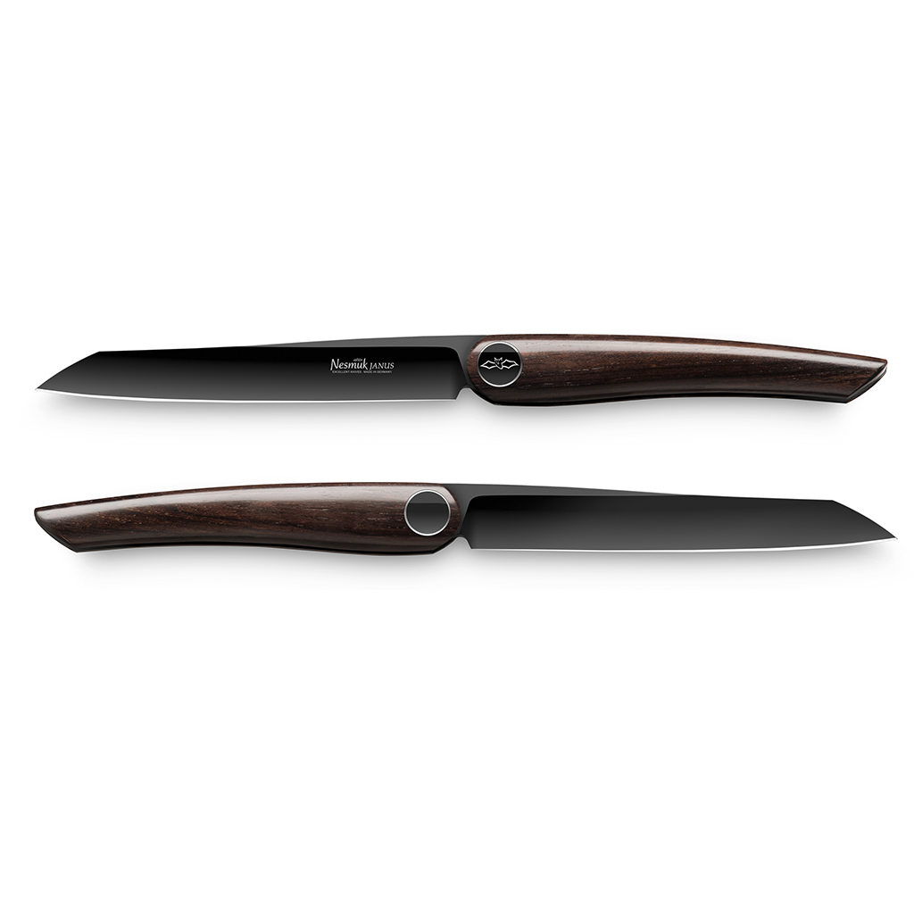 Nesmuk Janus Steak knives grenadilla