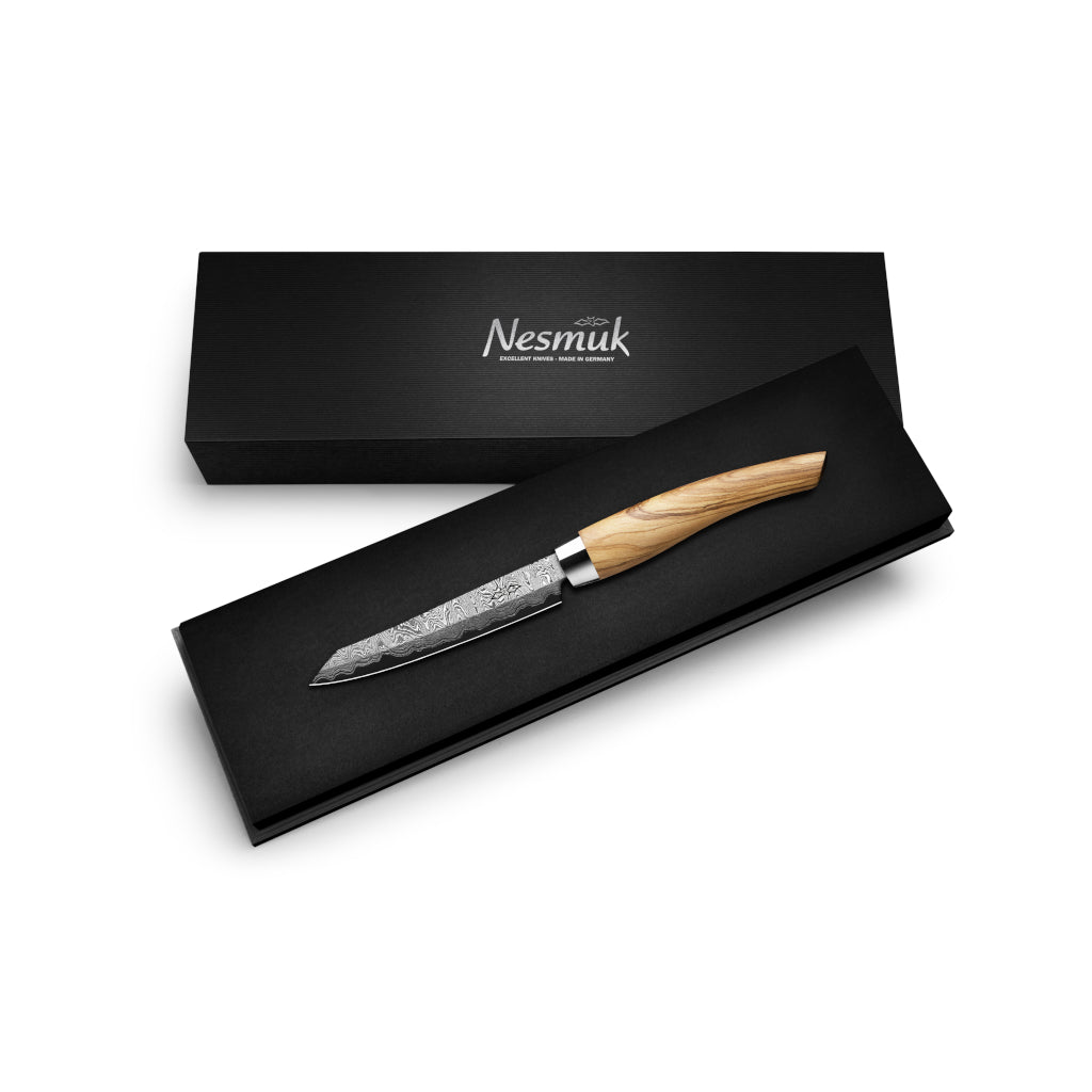 Nesmuk Exlusiv C150 Office knife olive wood case