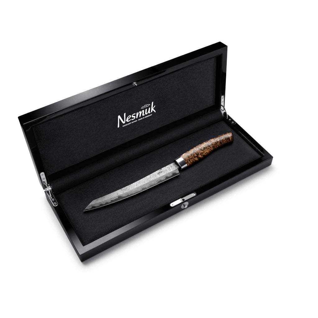 Nesmuk Exklusiv C150 Slicer Karelian birch burl case