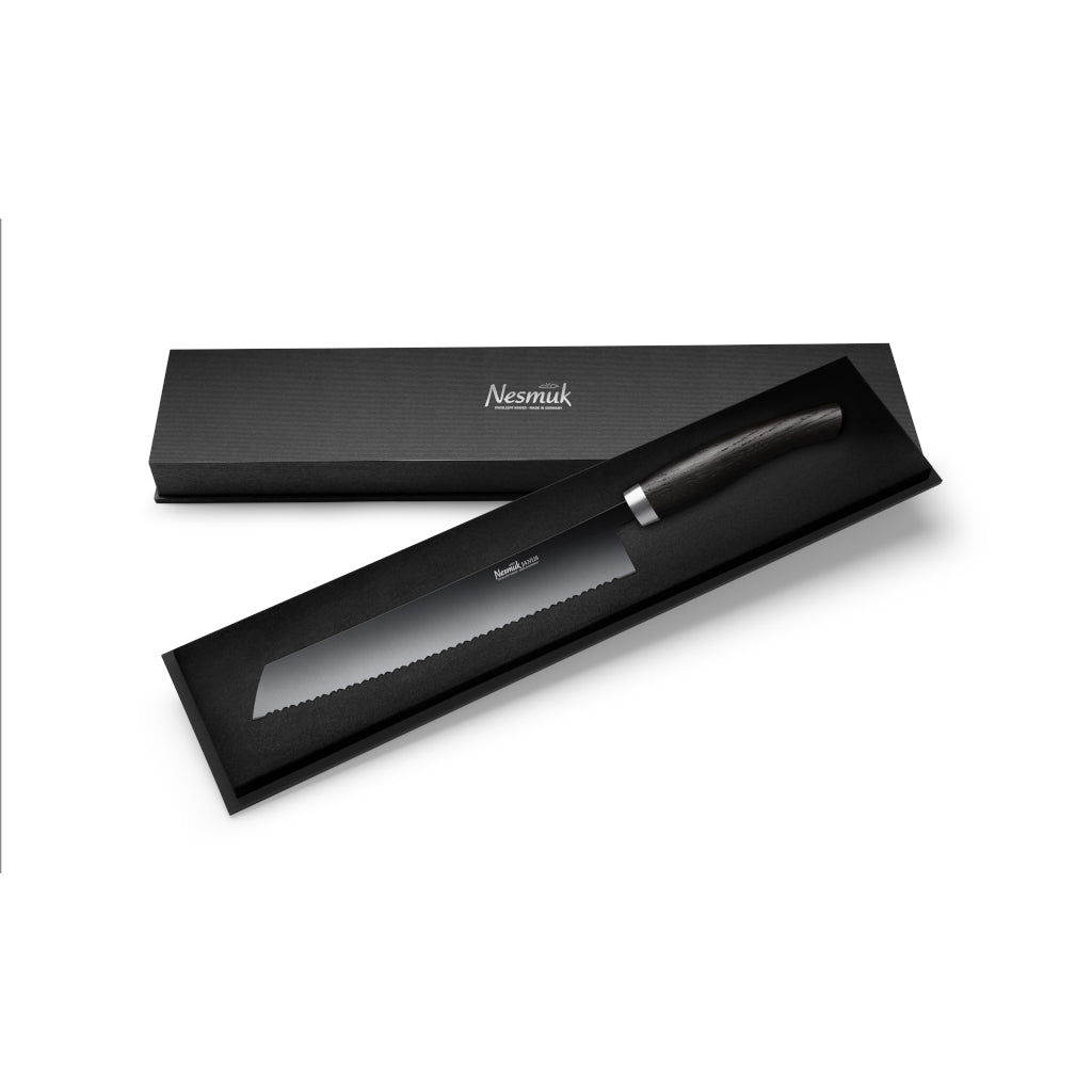 Nesmuk Janus bread knife boak oak case 