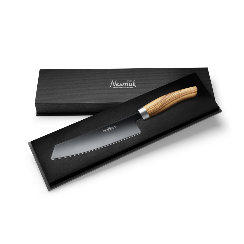 Nesmuk Janus Chef´s knife 180 olive wood  case