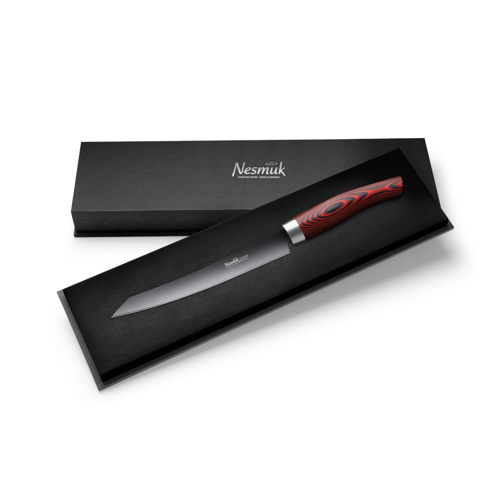 Nesmuk Janus Slicer 160 Micarta red case