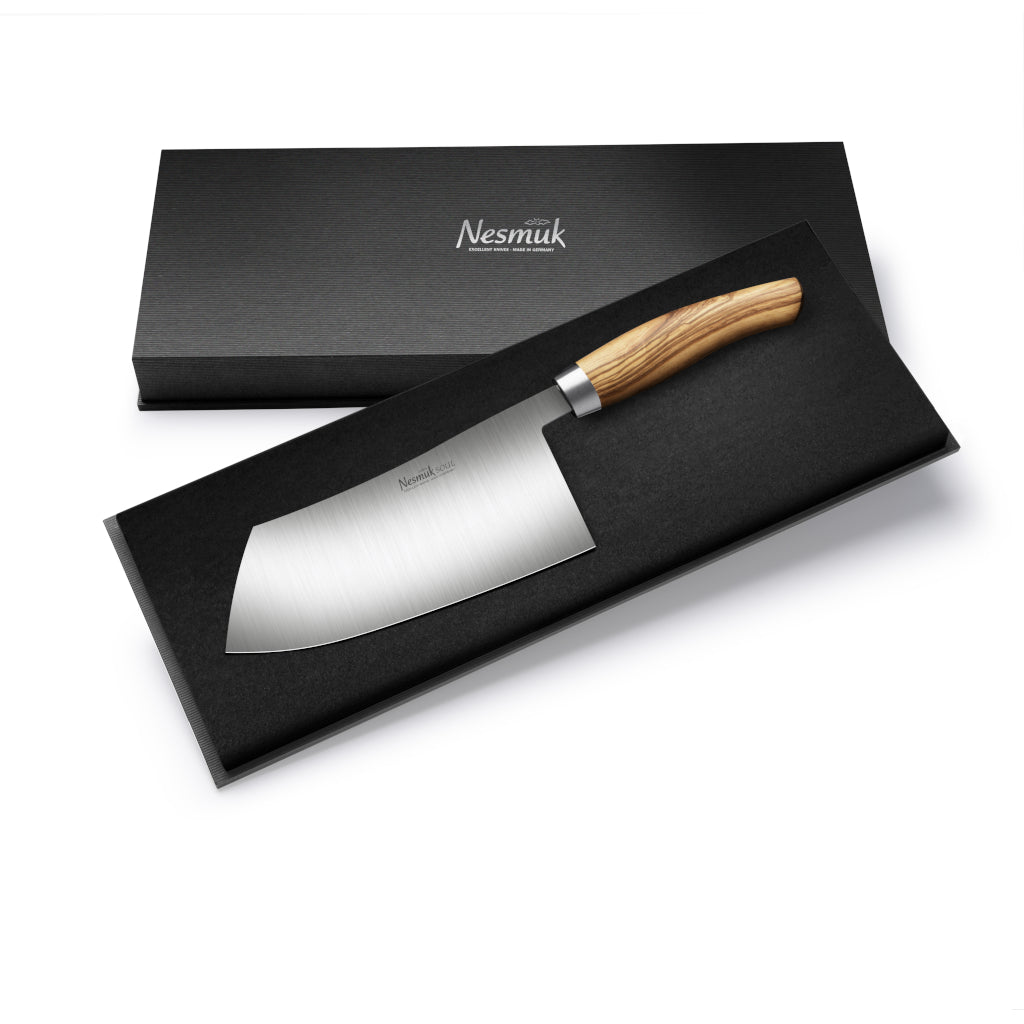 Soul Chinese Chef´s knife olive wood case
