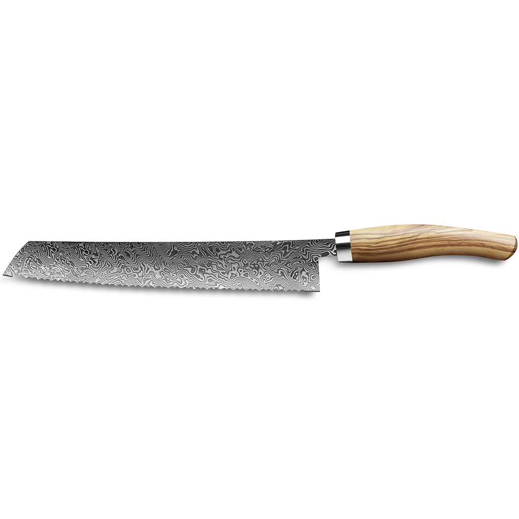 Nesmuk Exklusiv bread knife 270 olive wood