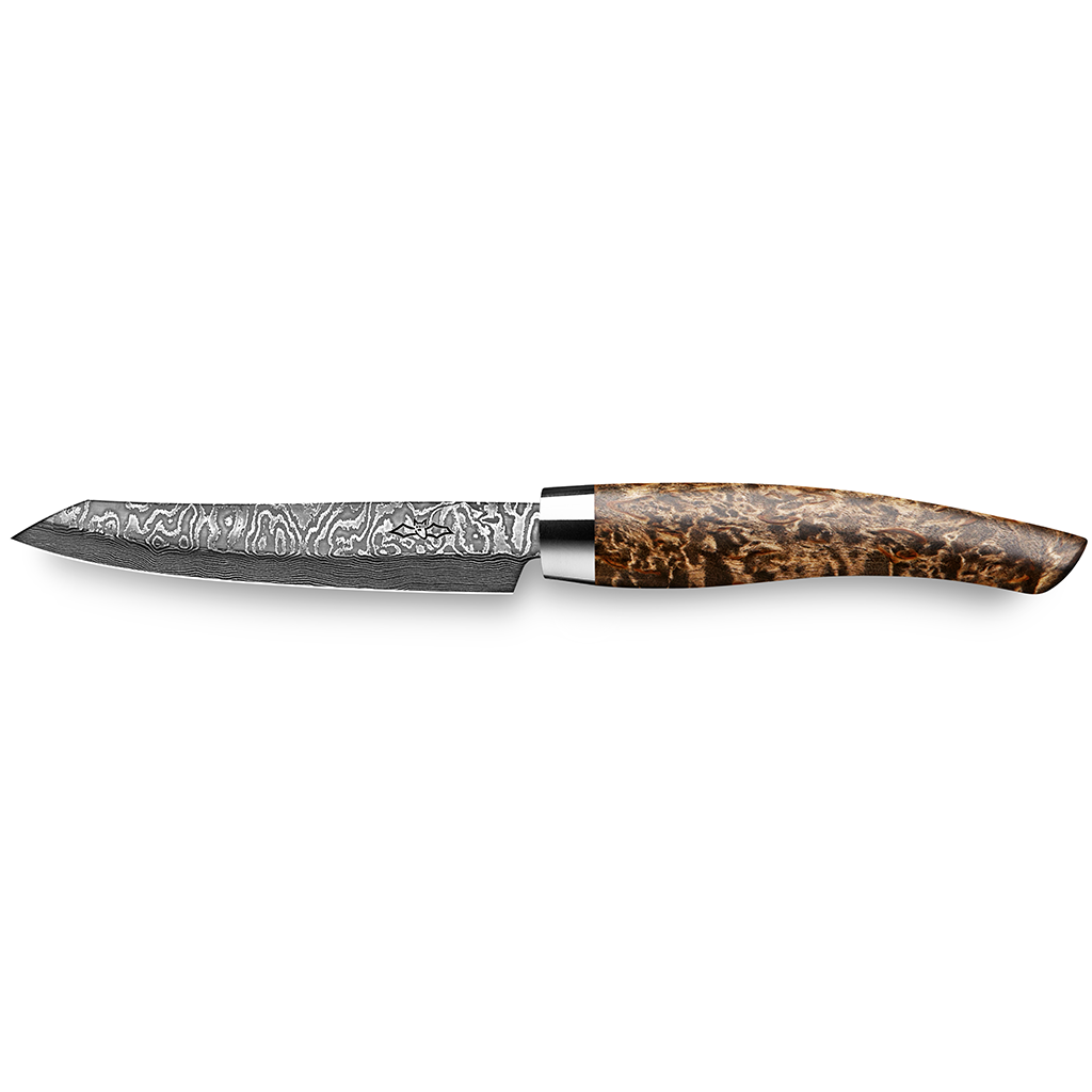 EXKLUSIV C100 Office knife 90 Karelian birch burl