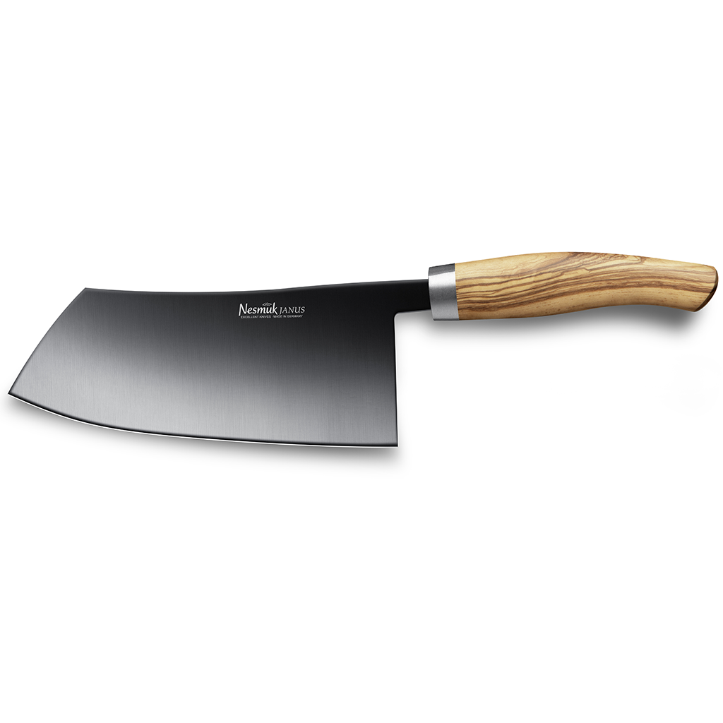 Nesmuk Janus Chinesischese chef´s knife olive wood