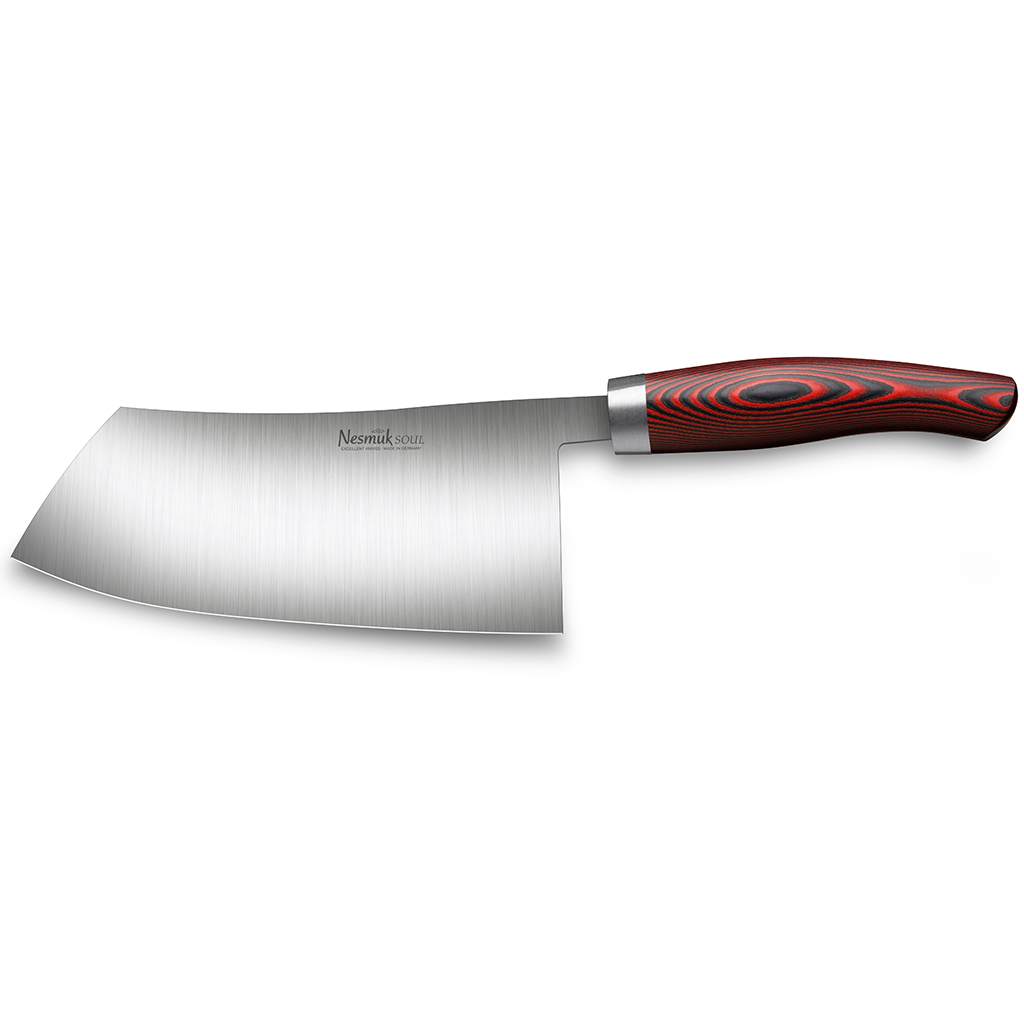 Soul Chinese Chef´s knife micarta red