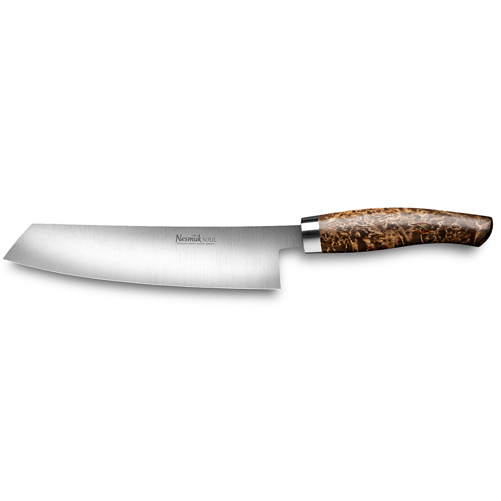 Soul Chefs Knife 180 Karelian Birch Birl
